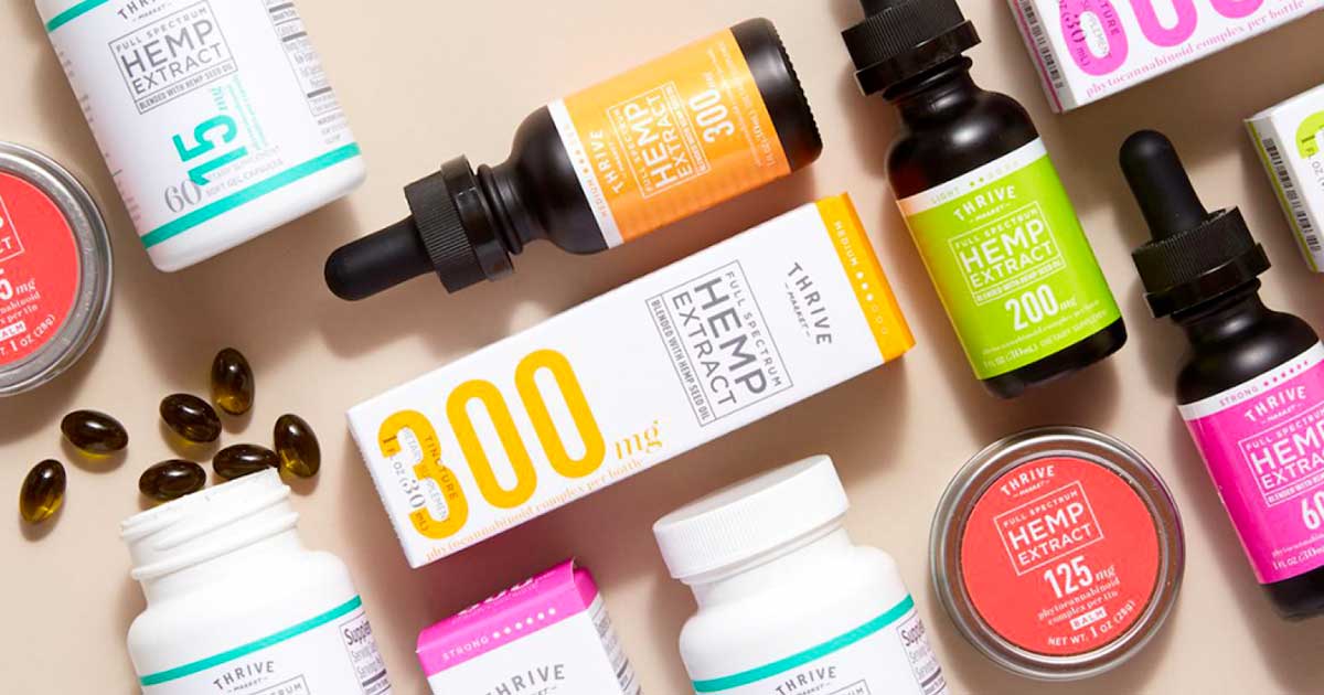 Produtos de cânhamo nos EUA