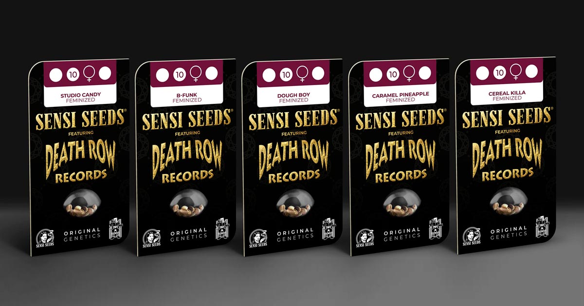 A Sensi Seeds e a Death Row Records lançam as suas variedades de canábis
