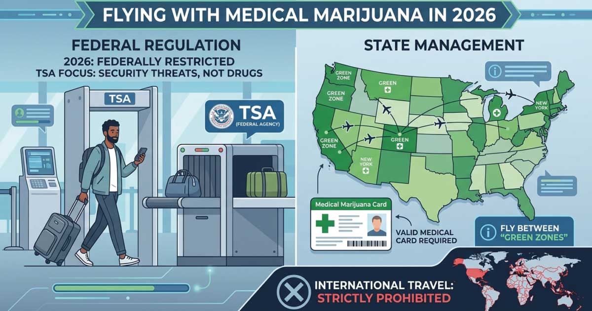 Consumir cannabis num avião nos Estados Unidos