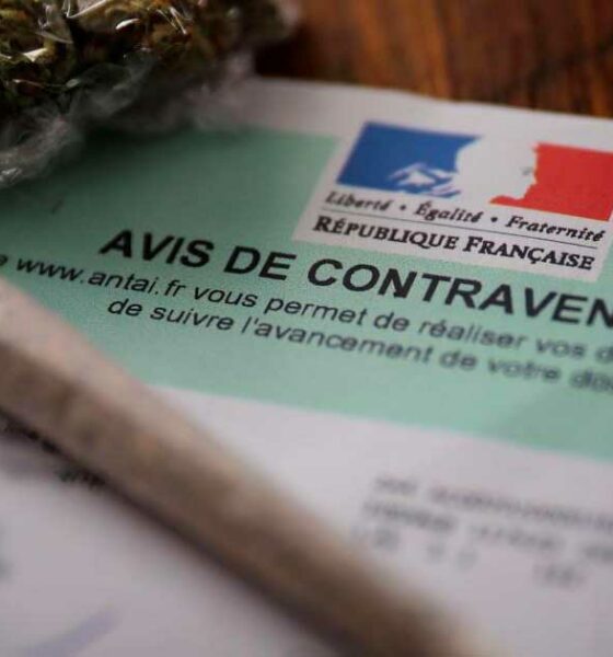Multa por posse de canábis de 500 €