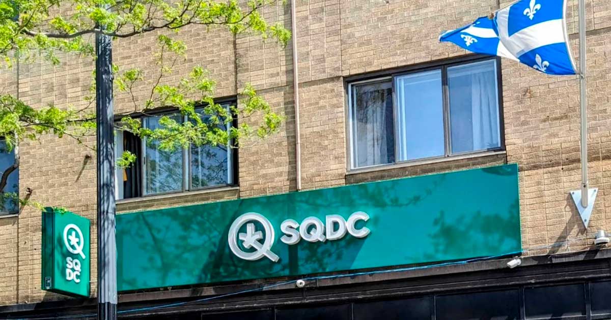 Vendas de canábis na SQDC em 2025