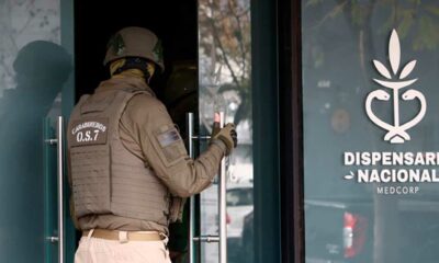 Operação policial num dispensário de canábis no Chile