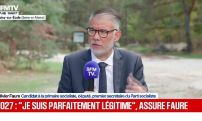 Olivier Faure e a cannabis na BFMTV