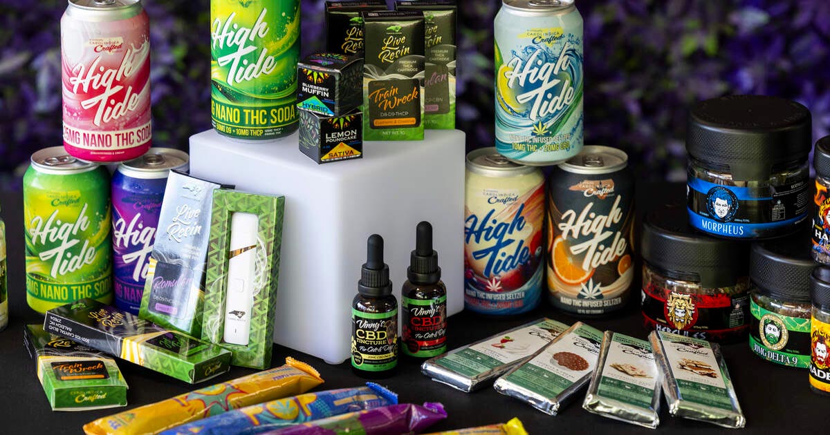 Produtos com THC nos Estados Unidos