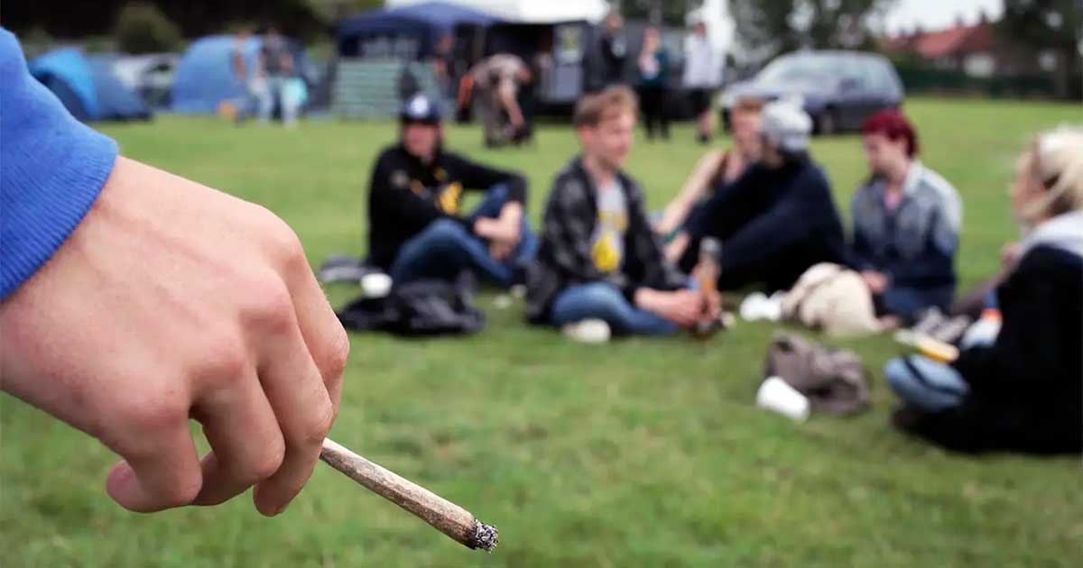 Consumo de cannabis por adolescentes nos Estados Unidos