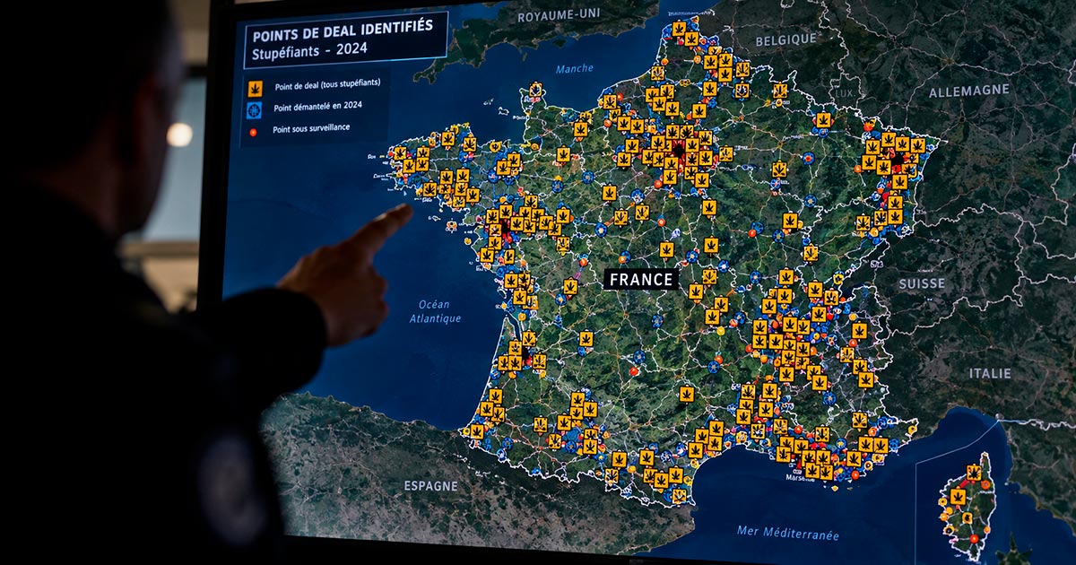 Pontos de venda de canábis em França